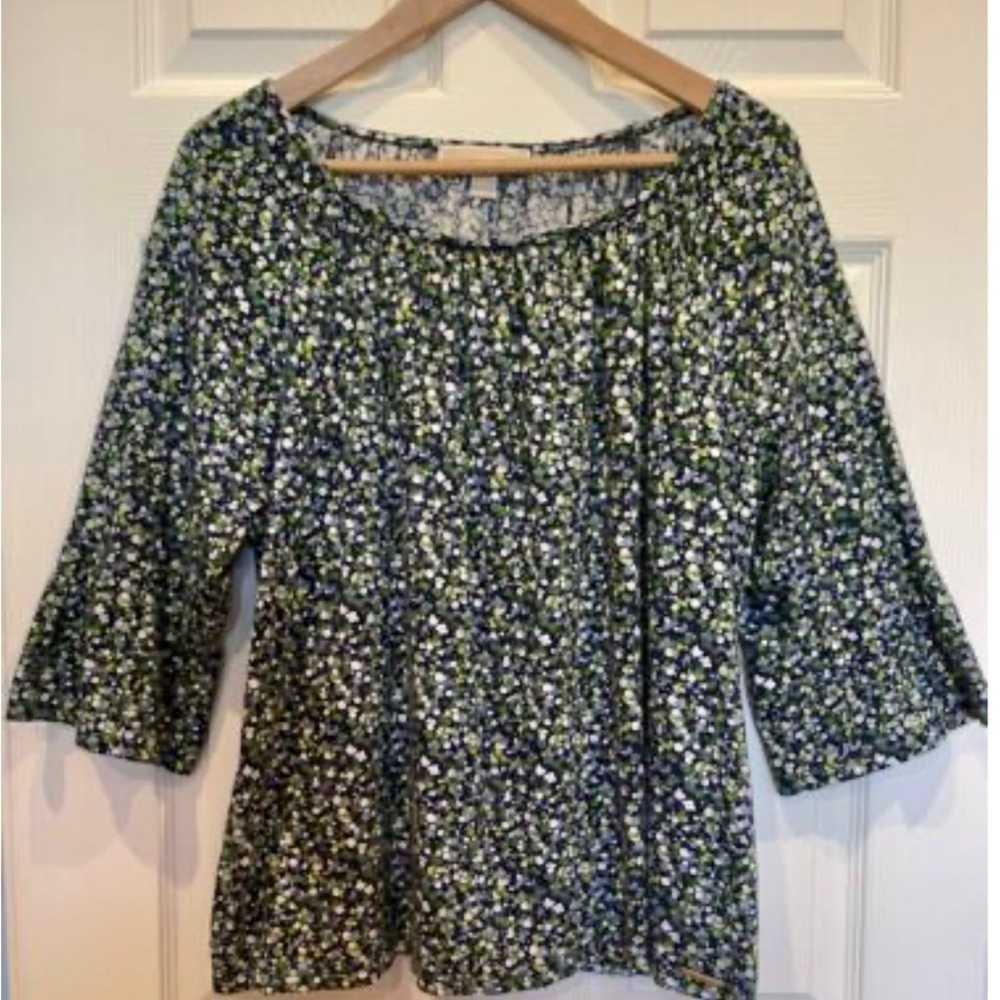 Michael Kors Women’s Floral Vine Leaves Top